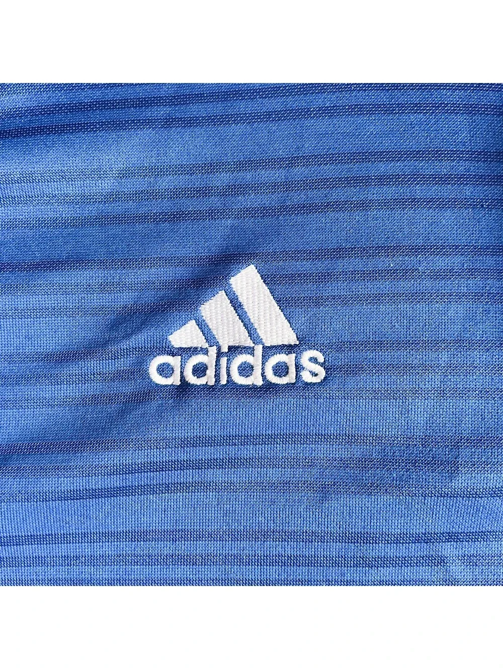 Adidas Climalite Blue Golf Polo Shirt Painted Woods Embroidered Logo size Large